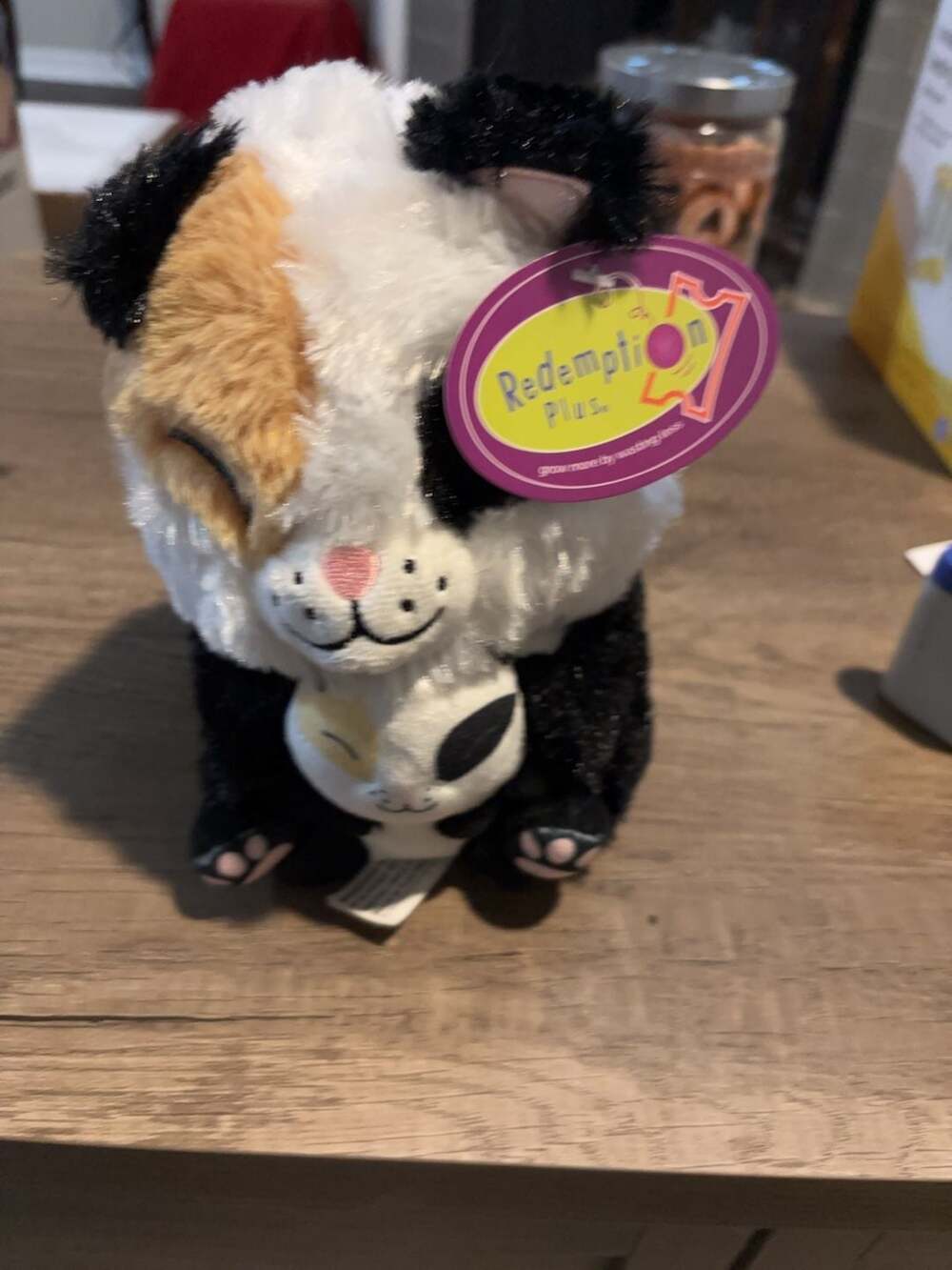 Redemption Plus Calico Cat Plush Toy with Baby